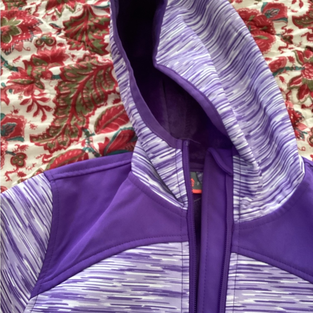 Free Country Purple Striped Kids Raincoat ( NWOT) - Picture 5 of 14